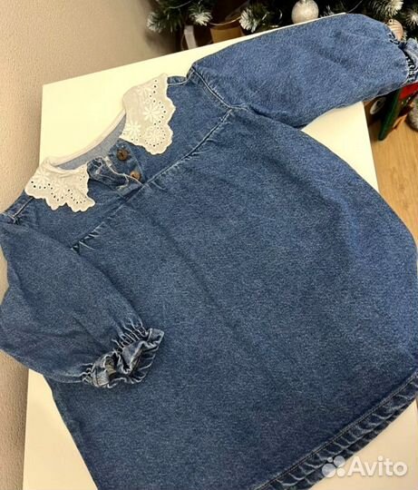 Платье для девочки zara 104-110
