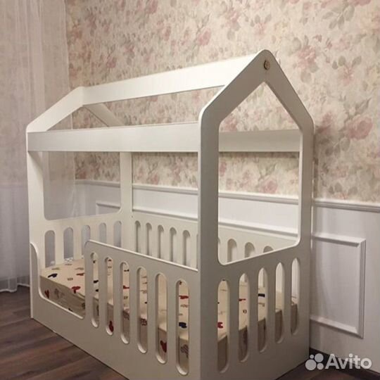 Детская кровать домик без ящика