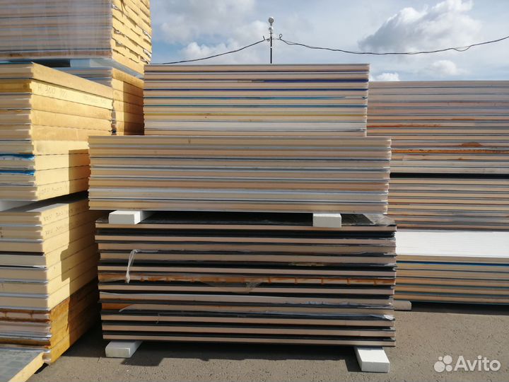 Сэндвич панели PUR PIR В наличии 10000 м2 Склад