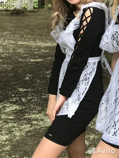 Mohito Платье и фартук размер xs
