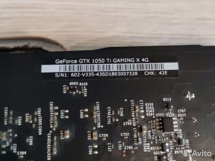 Видеокарта gtx 1050 ti msi gaming x 4g