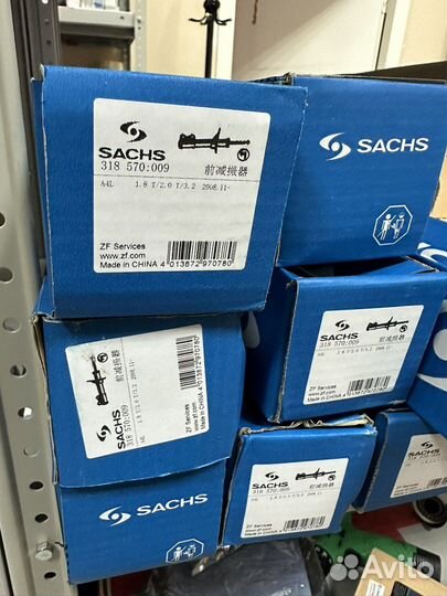 Стойки передние Sachs Audi A4 b8