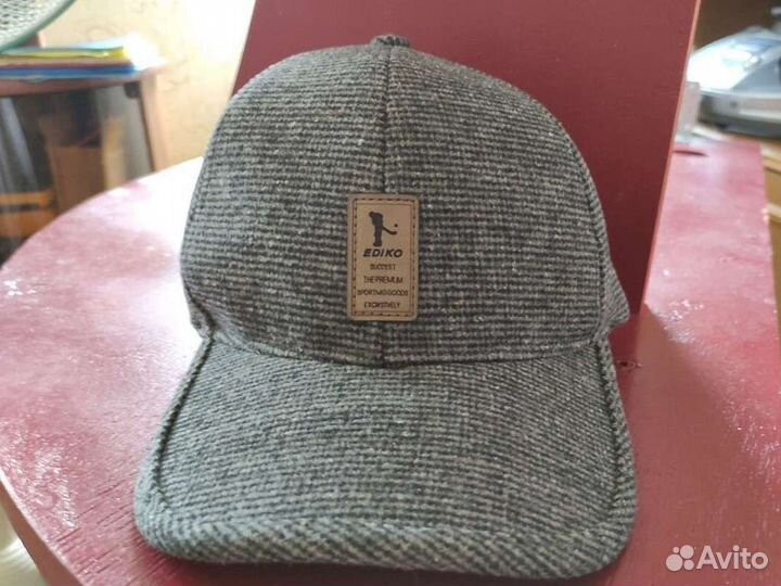 Бейсболка драповая