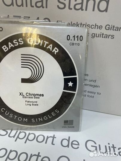 Отдельная струна для бас-гитары 110, D'Addario