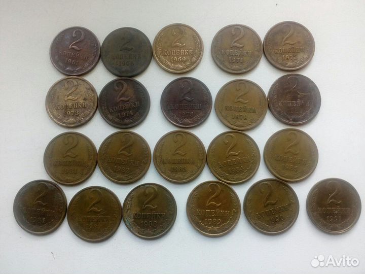 Монеты СССР погодовка