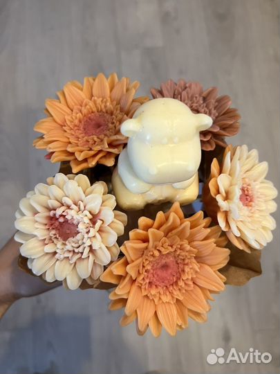Букет цветов из мыла