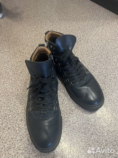 Ботинки мужские кожаные зимние Respect