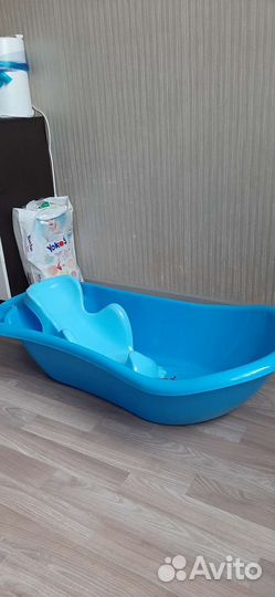Ванночка для купания с горкой