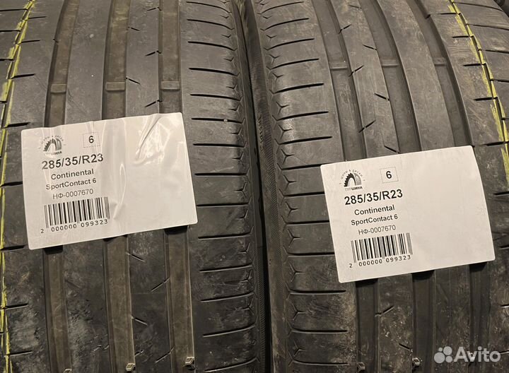 Continental SportContact 6 285/35 R23 94Y