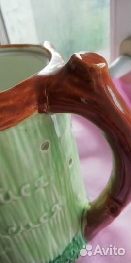 Кружка напейся но не облейся РСФСР Посуда СССР