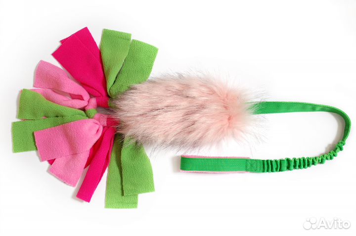 Ухватка меховая игрушка перетяжка для собак