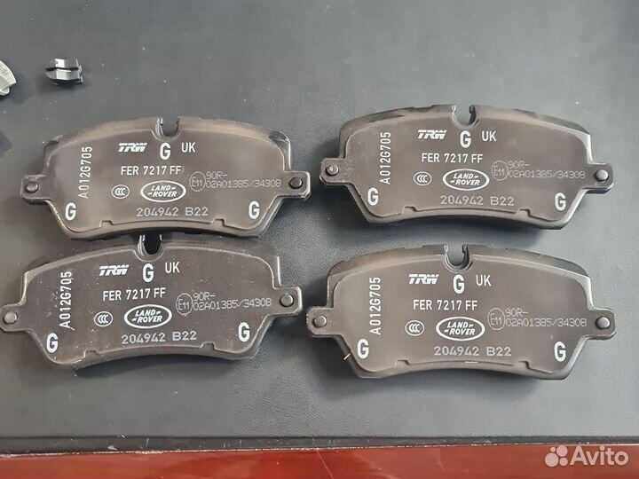 Колодки задние land rover defender, discove