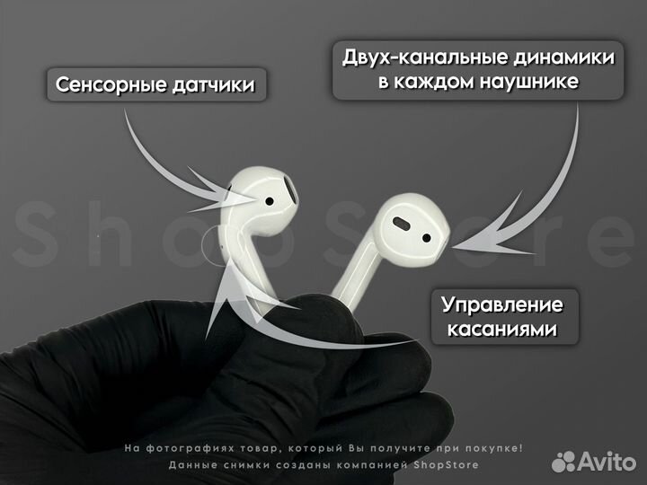 AirPods 2 (Новые, гарантия, доставка)