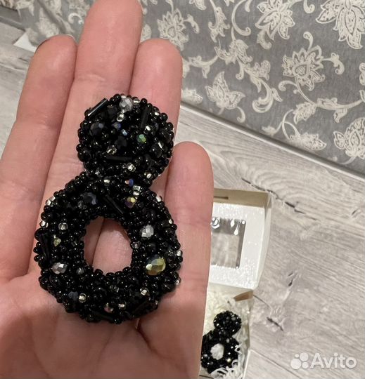 Серьги из бисера