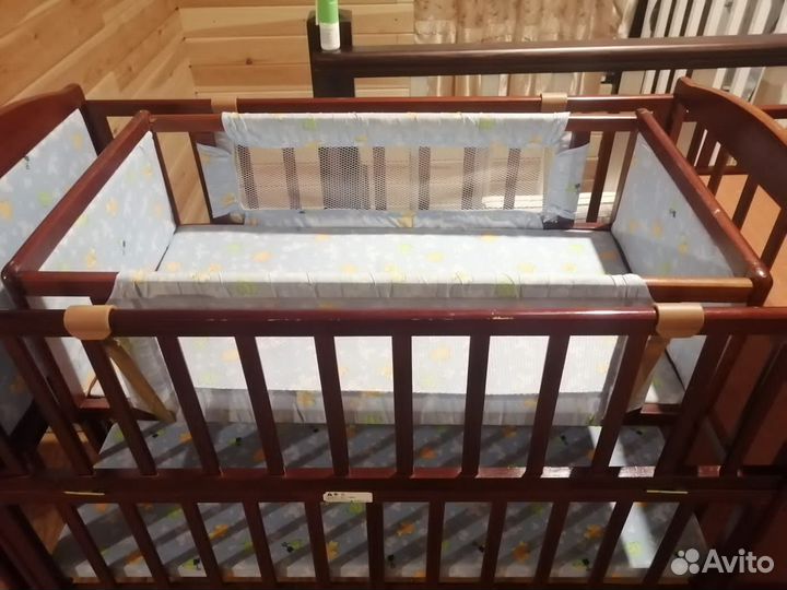 Детская кровать с люлькой