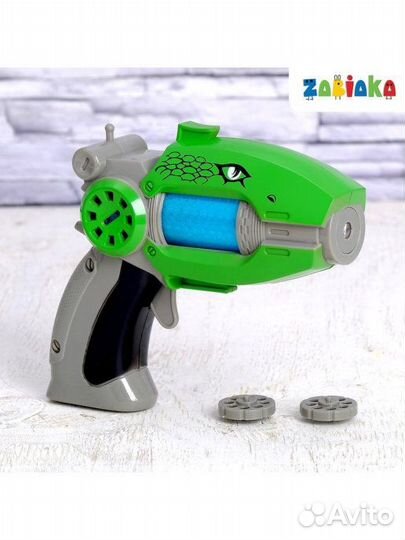 Пистолет-проектор «Динозавры», световые и звуковые