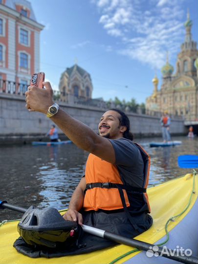 Прогулки на сап и байдарках по питеру
