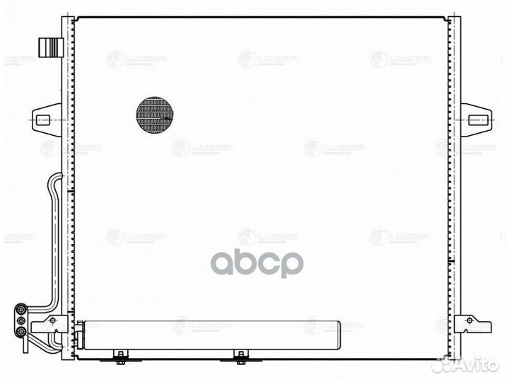 Lrac 15164 радиатор кондиционера MB ML W164 05
