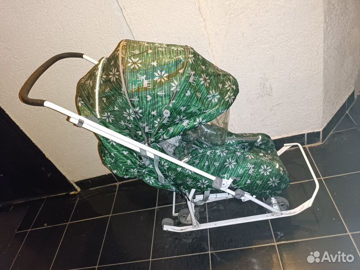 Детские санки коляска бу