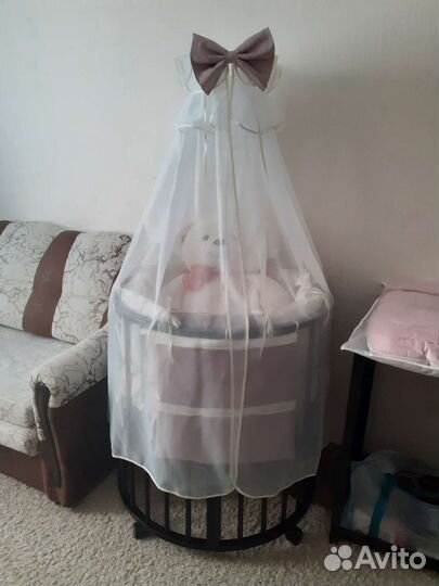 Кровать 7 в1 + комплект в кроватку + матрасы