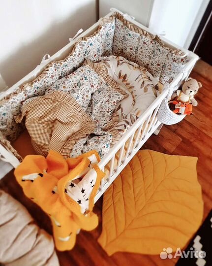 Бортики, кокон-гнёздышко, одеяло, конверт