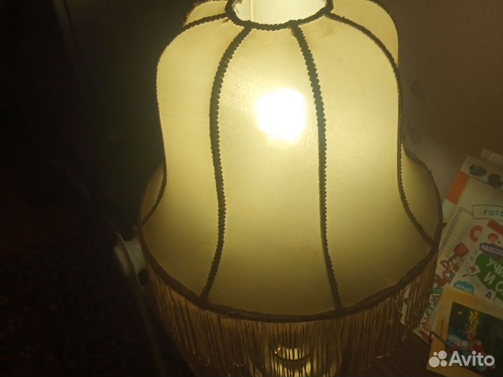 Торшер напольный с абажуром СССР