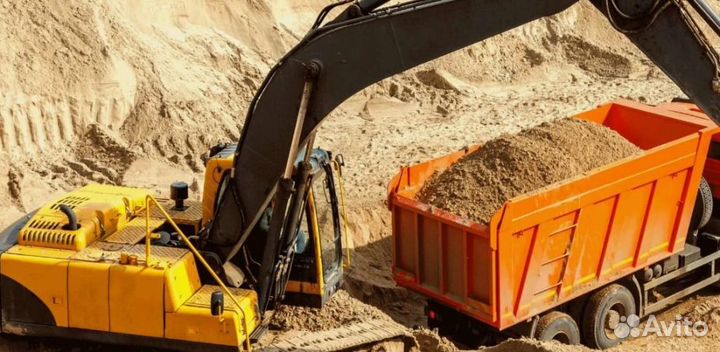 Песок кладочный, мелкий с доставкой