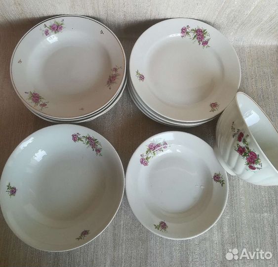 Сервиз столовый Дулево 1962г