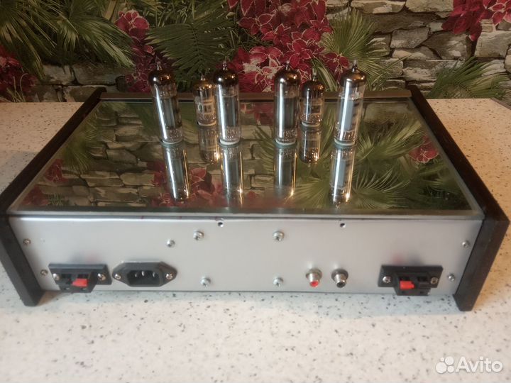 Ламповый двухтактныи усилитель на 6П14П и 6Н2П