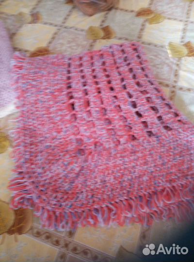 Плед детский вязаный ручная работа