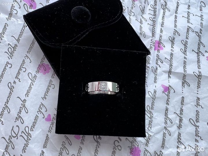 Cartier love кольцо