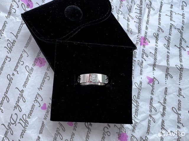 Cartier love кольцо