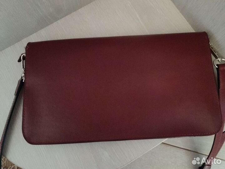 Клатч натуральная кожа