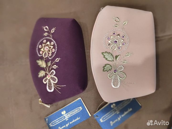 Косметичка золотое шитьё