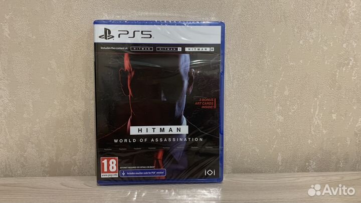Hitman World of Assassination ps5. новый диск