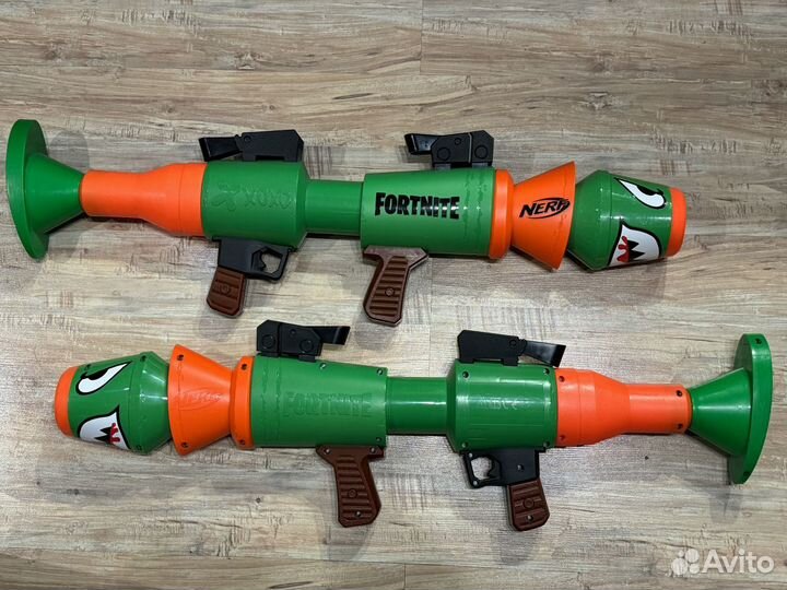 Бластер nerf fortnite rocket launcher