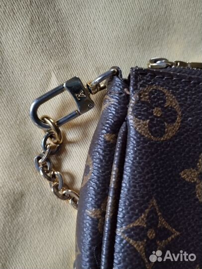 Сумка клатч Louis Vuitton pochette mini оригинал