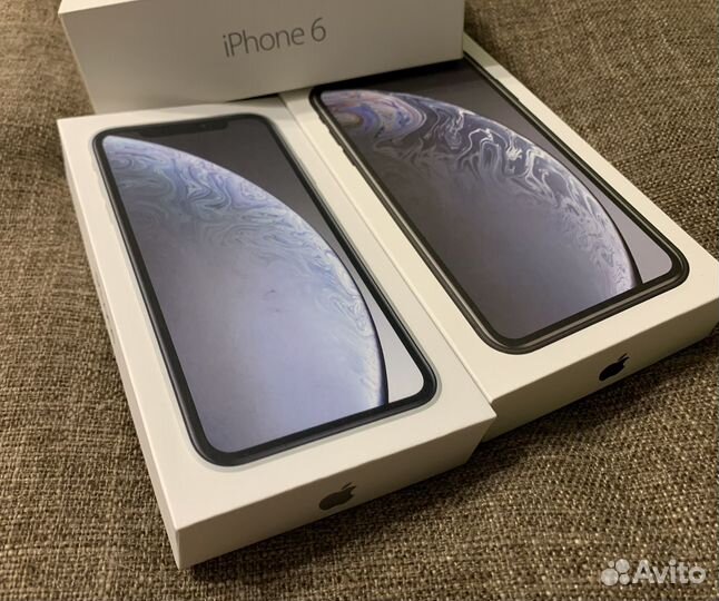 Коробка от iPhone XR и iPhone 6