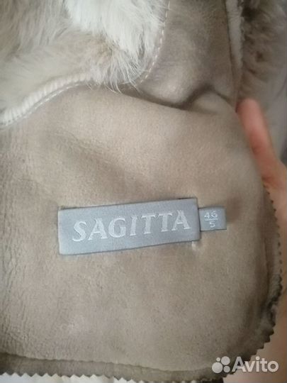 Дубленка натуральная женская sagitta 46р