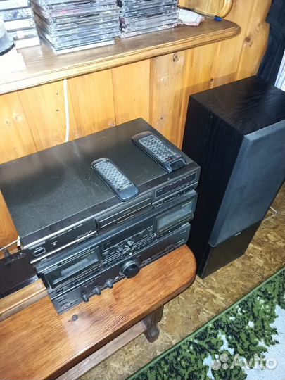 Музыкальный центр technics и колонки