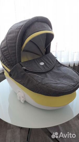 Коляска 2 в 1 (люлька+сидячий блог)