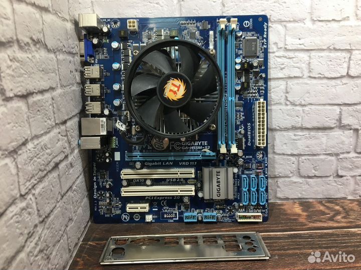 Связка Gigabyte GA-H55M-S2+ xeon x3430. Гарантия