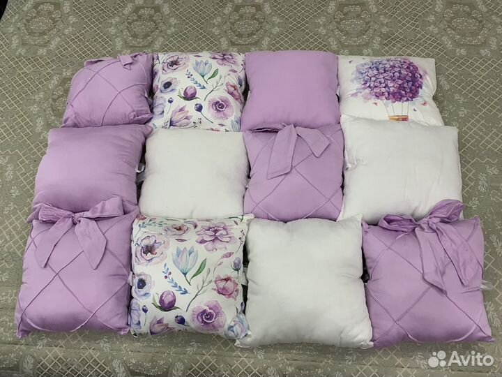 Бортики подушки в детскую кроватку