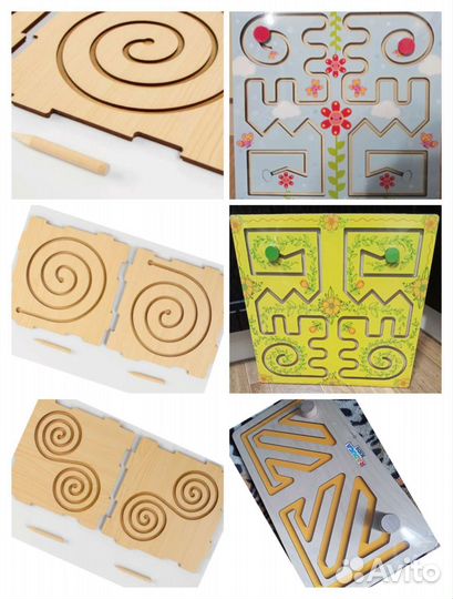 Новые межполушарные доски, найди и покажи