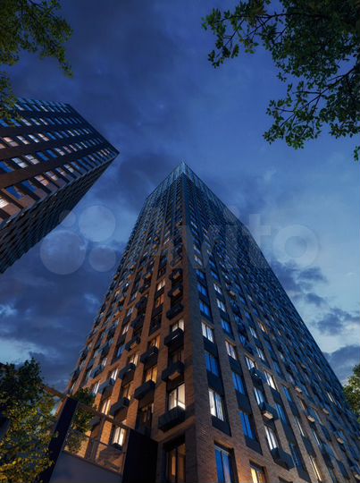 Квартира-студия, 38,1 м², 19/31 эт.