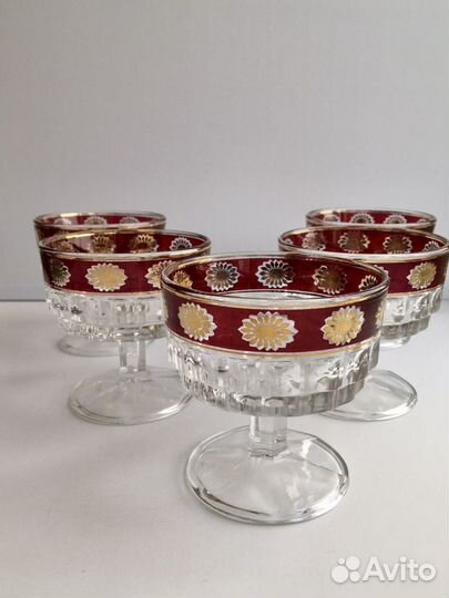 Креманки стекло Чехословакия