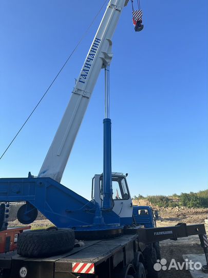 Аренда и услуги автокрана-вездехода, 44 м, с гуськом 17 м