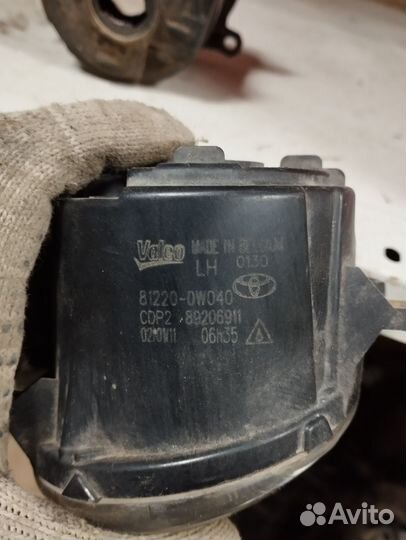 Птф левая Toyota Land Cruiser Prado 150