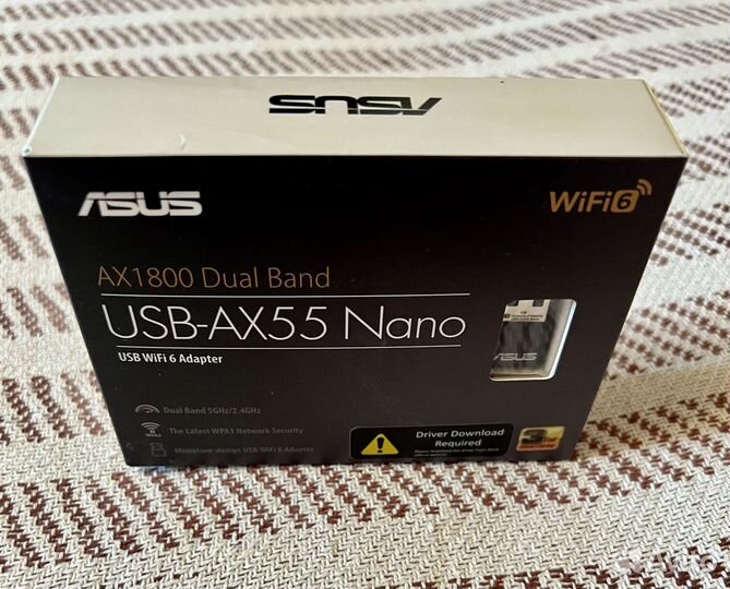 Wi-Fi адаптер asus USB-AX55 Nano