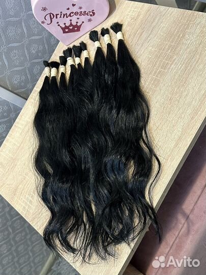 Волосы натуральные срез